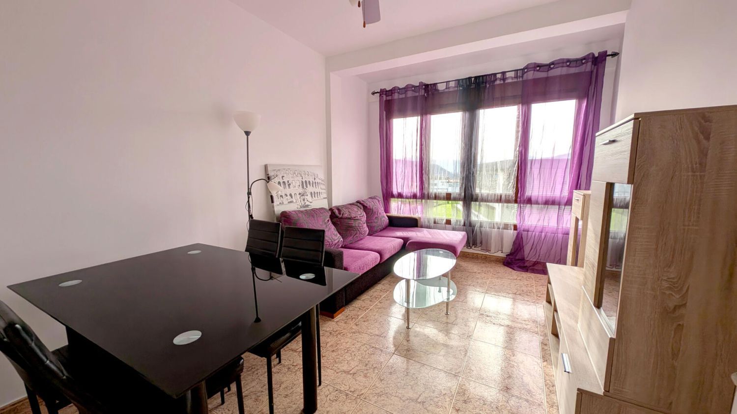 Living room of Flat for rent in Piélagos  with Heating, Furnished and Balcony