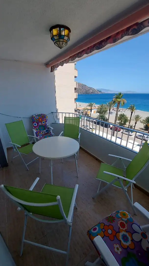 Balcony of Flat for rent in Almuñécar  with Terrace, Furnished and Oven