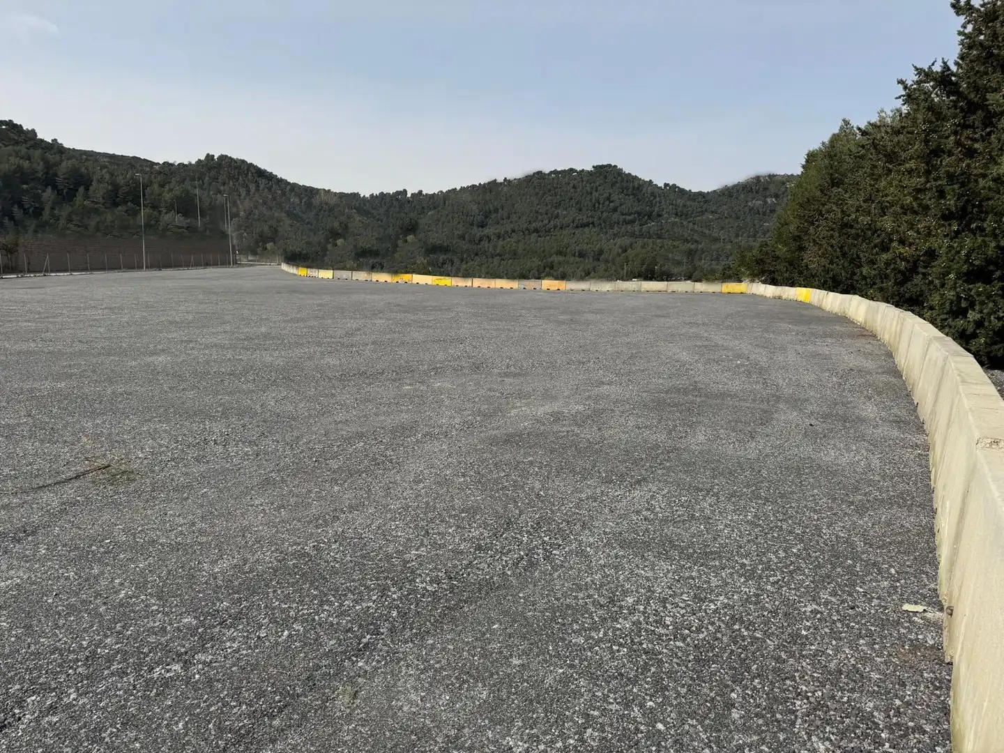 Parking of Industrial land for rent in Vallirana