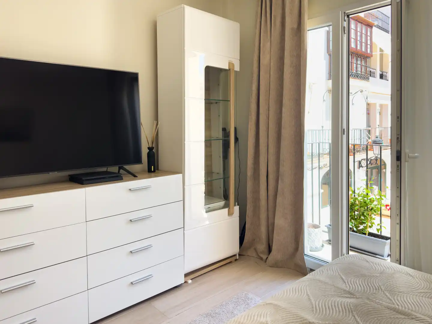 Bedroom of Apartments for sale in Manilva  with Air Conditioner, Terrace and Furnished