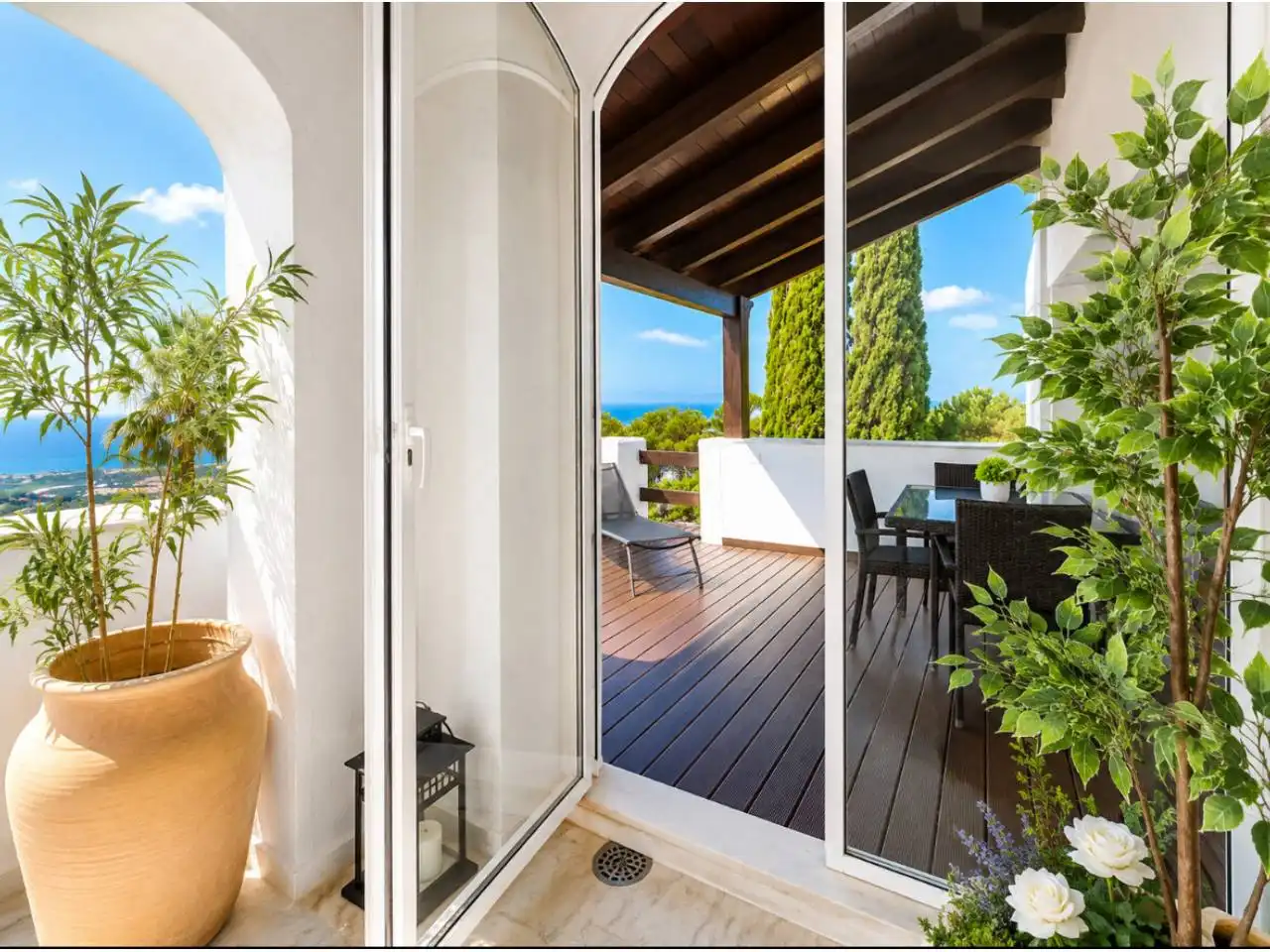 Terraza de Apartamento en venta en Ojén con Aire acondicionado, Calefacción y Terraza