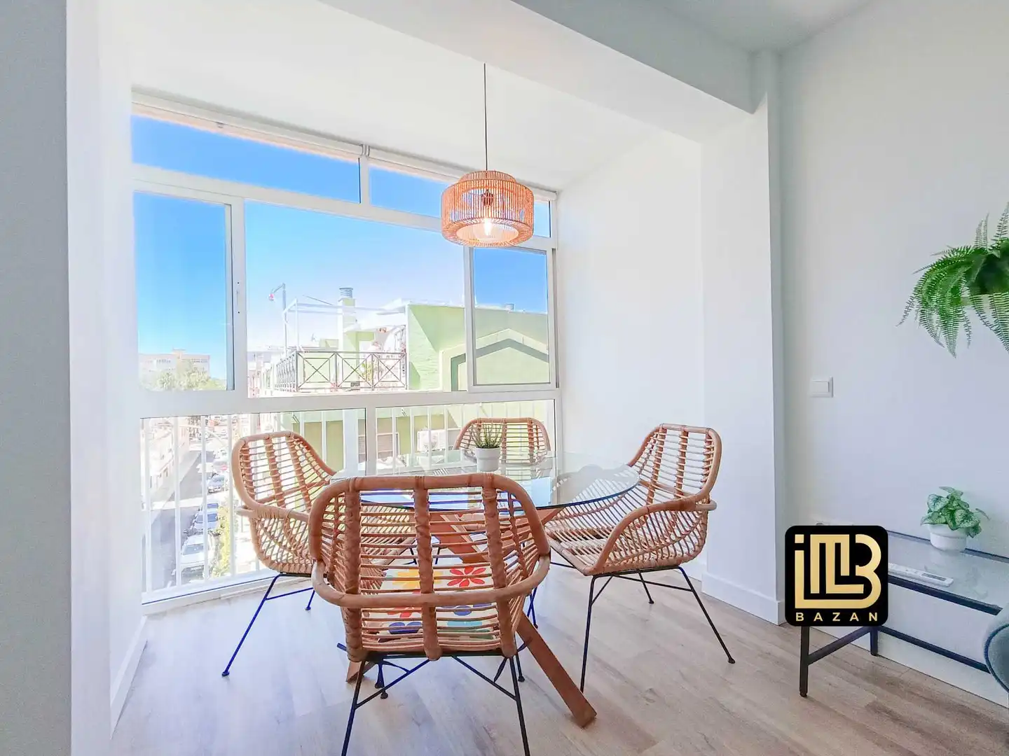 Terraza de Piso de alquiler en Málaga con Aire acondicionado, Amueblado y Horno