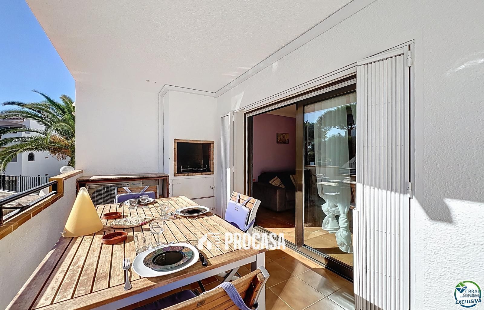 Terrace of Flat for sale in Roses  with Heating, Terrace and Storage room