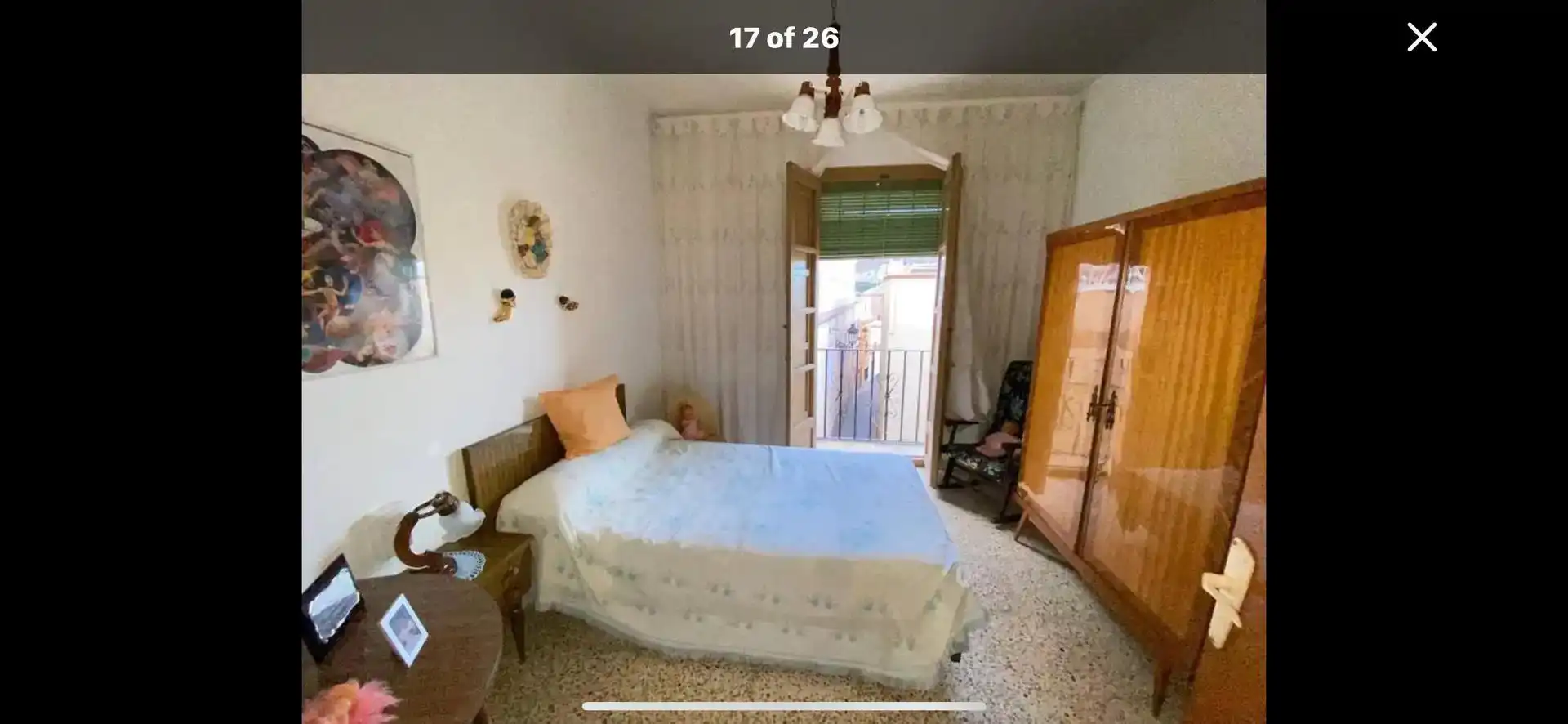 Dormitori de Casa adosada en venda en Huécija amb Jardí privat, Traster i Moblat