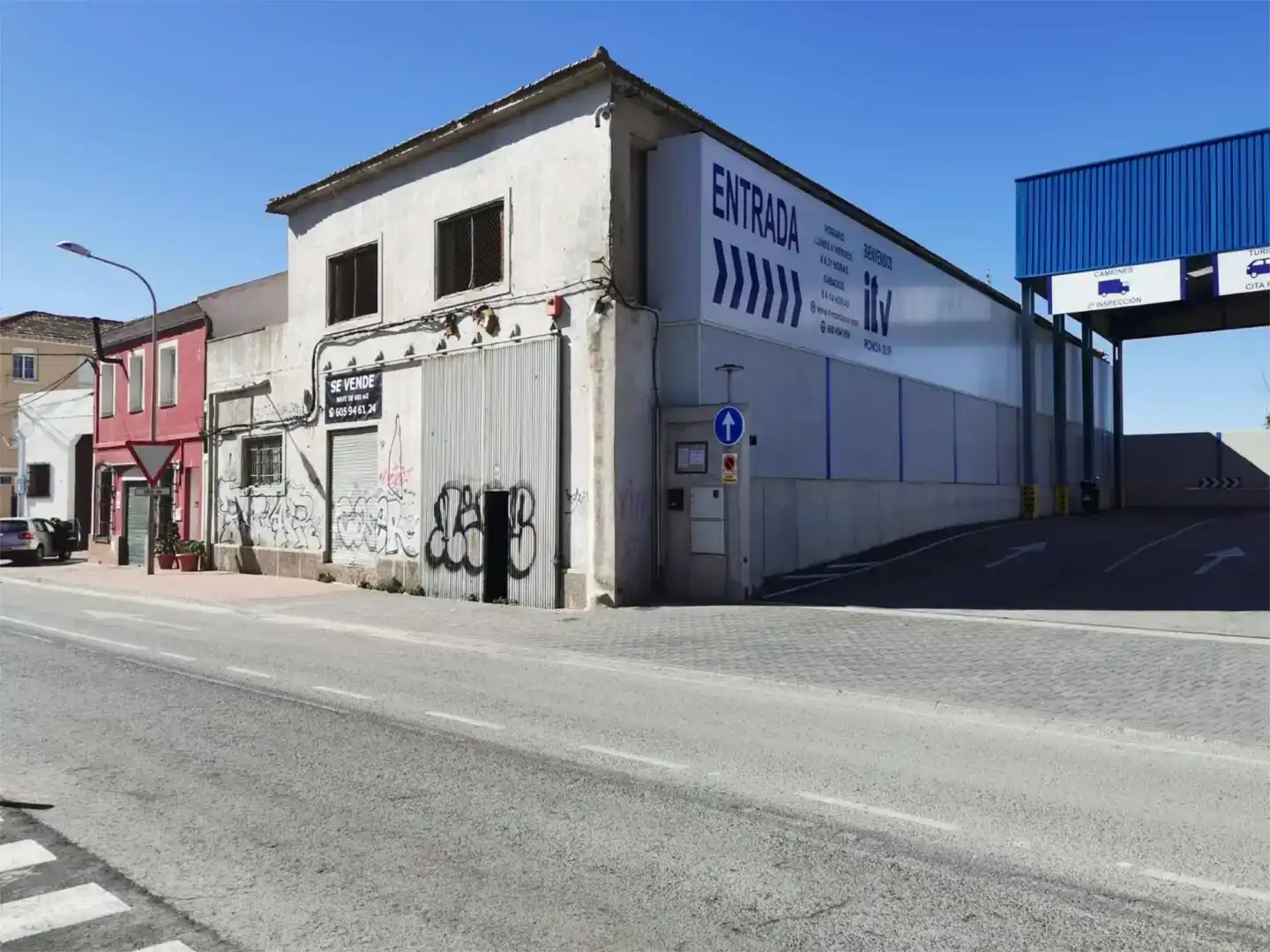 Vista exterior de Nau industrial en venda en Murcia