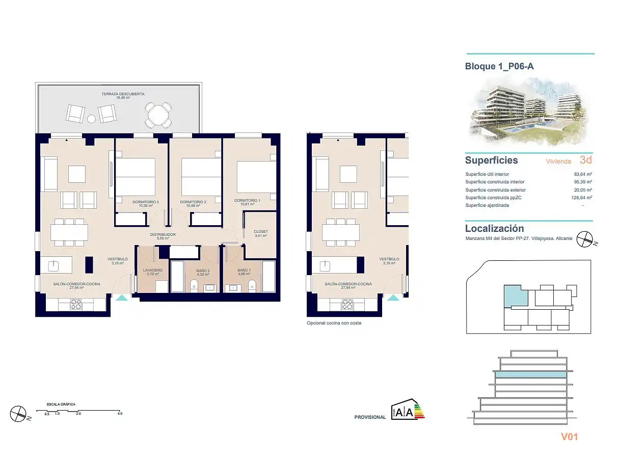 Appartement compact avec terrasse à vendre à Platja de Torres, imagen 16