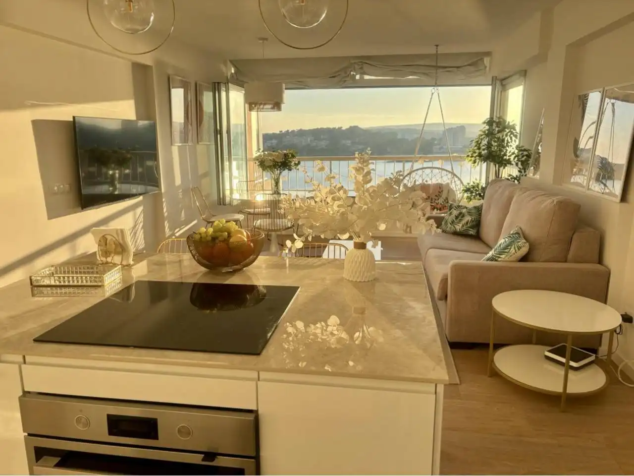 Cocina de Piso de alquiler en Calvià con Aire acondicionado, Calefacción y Amueblado