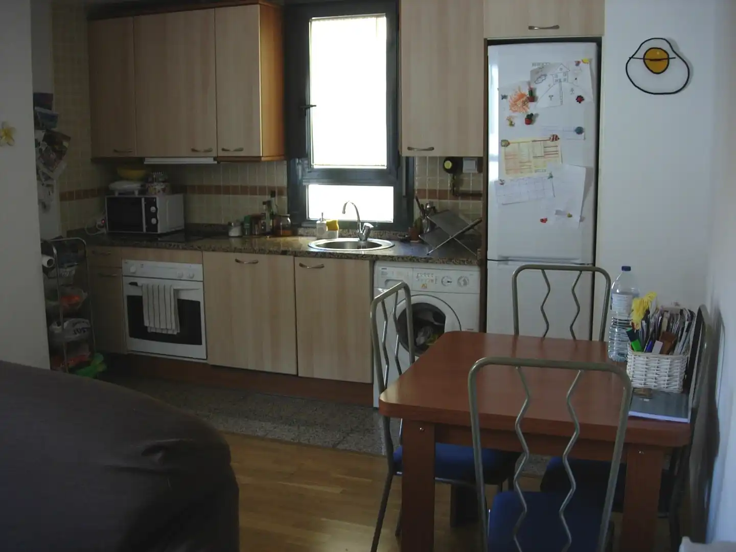 Küche von Wohnung zur Miete in Zaragoza mit Heizung, Parkett und Möbliert