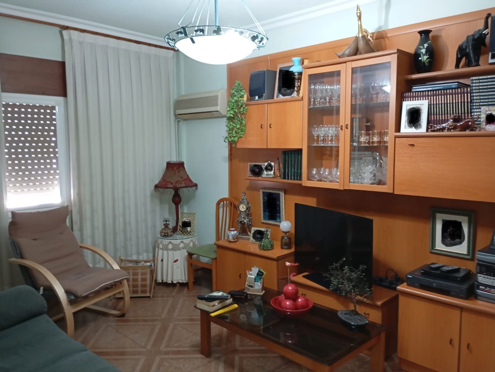 Living room of Flat for sale in  Murcia Capital  with Air Conditioner, Furnished and Oven
