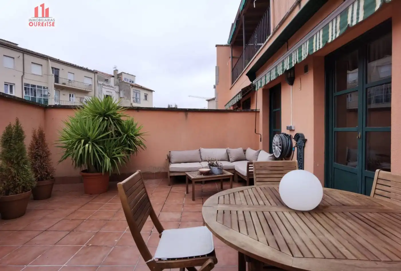 Terrace of Flat for rent in Ourense Capital   with Heating, Parquet flooring and Terrace