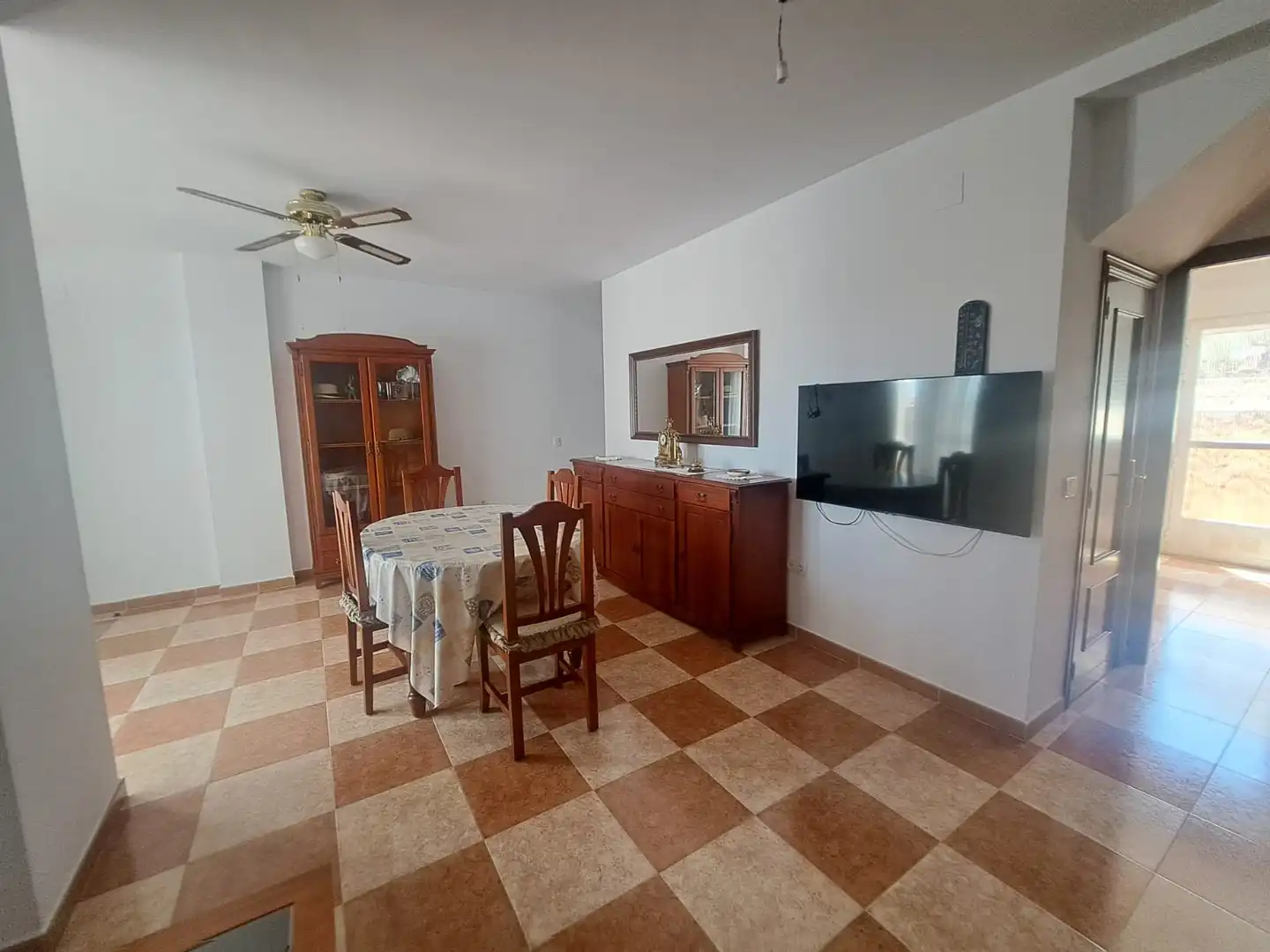 Sala de estar de Casa adosada en venta en Casar de Cáceres con Calefacción y Amueblado