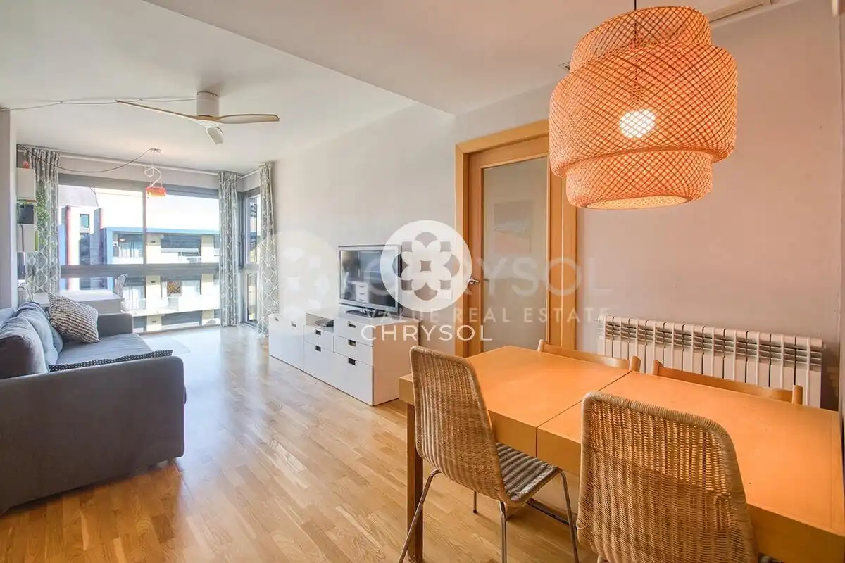Sala de estar de Piso en venta en Barcelona con Aire acondicionado, Calefacción y Jardín privado
