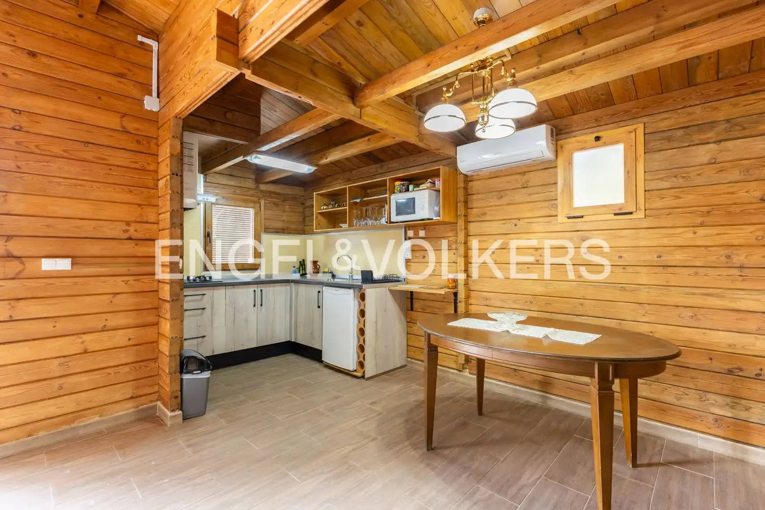Cocina de Casa o chalet en venta en Enguera con Aire acondicionado, Calefacción y Jardín privado