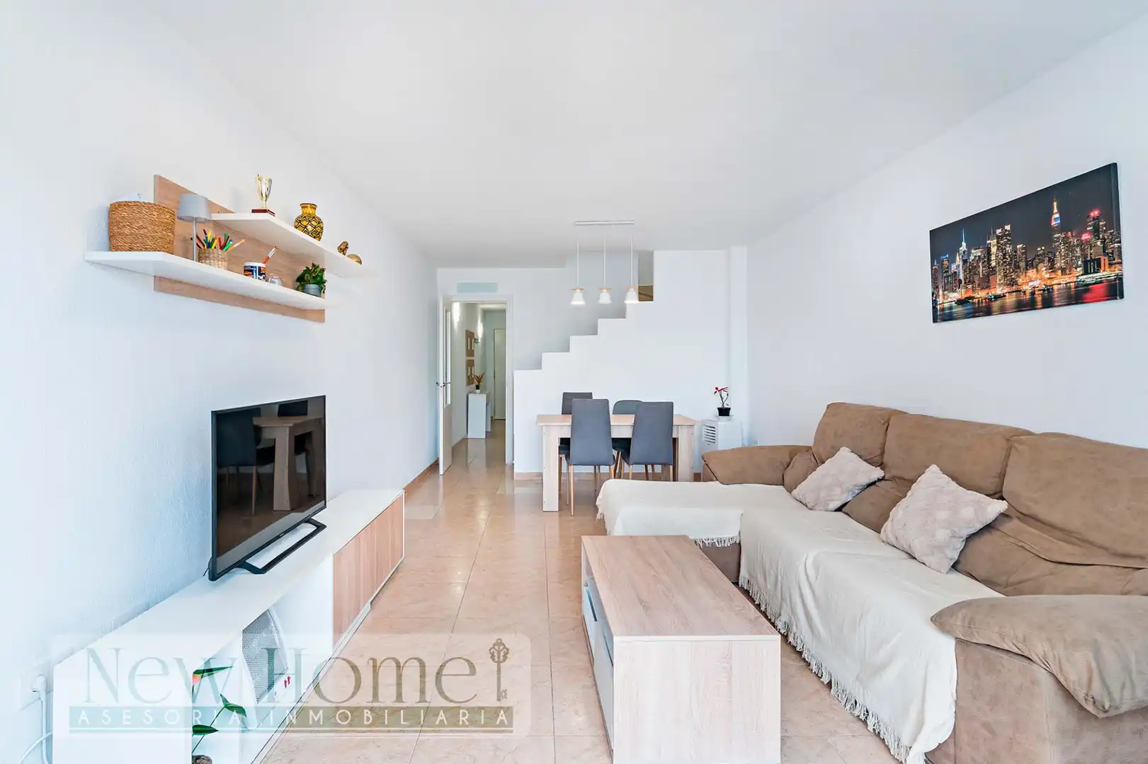 Living room of Duplexes for sale in Roquetas de Mar  with Terrace and Community pool