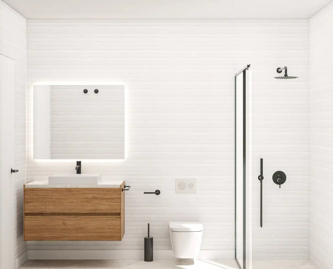 Baño de Casa o chalet en venta en Sax con Aire acondicionado, Calefacción y Piscina