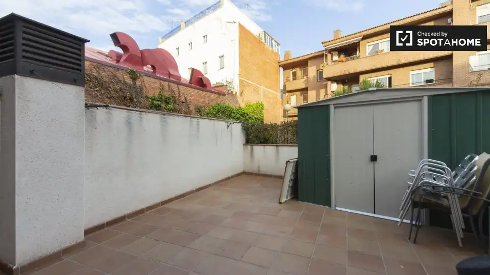 Terraza de Piso de alquiler en Pozuelo de Alarcón con Aire acondicionado, Calefacción y Amueblado