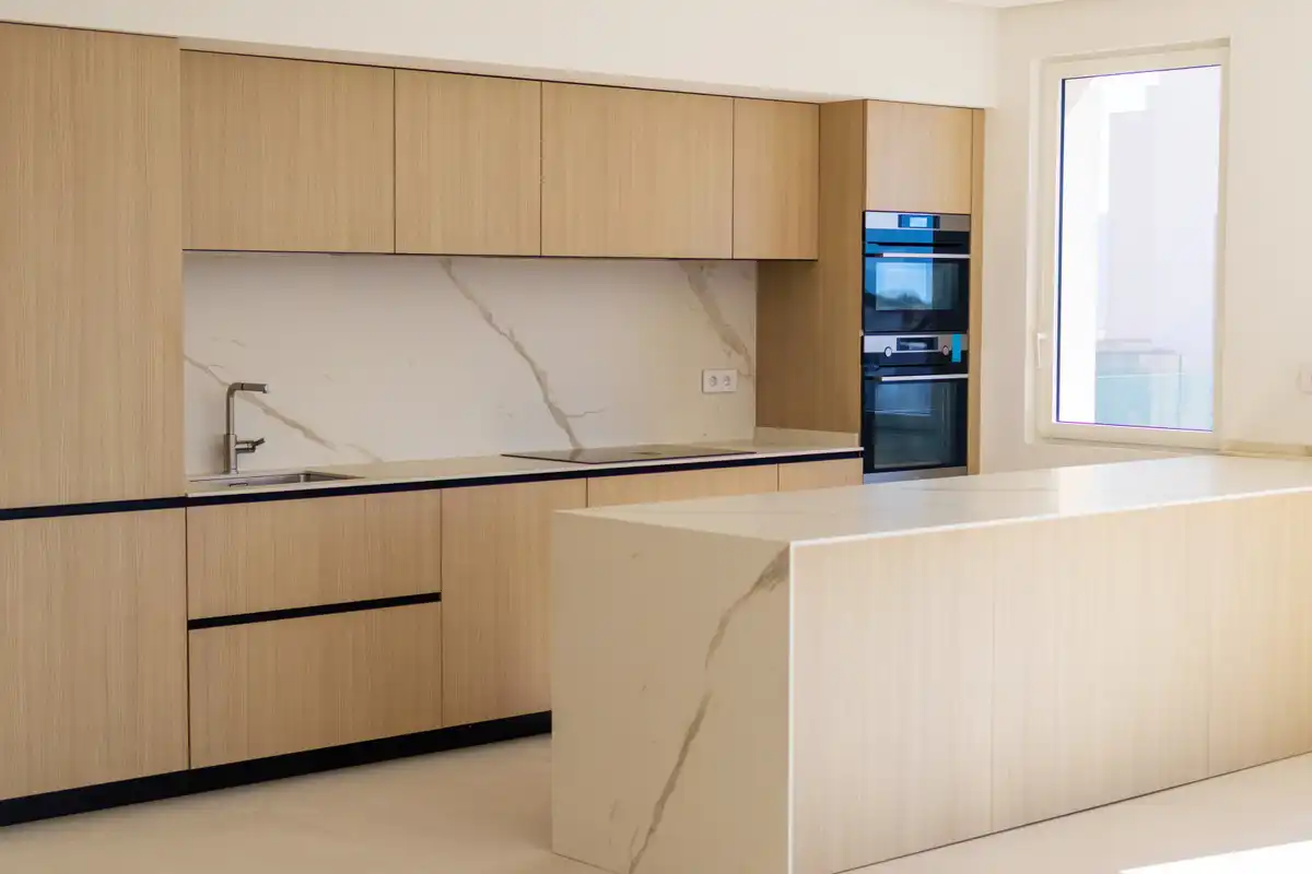 Cocina de Piso en venta en Ojén con Terraza y Piscina