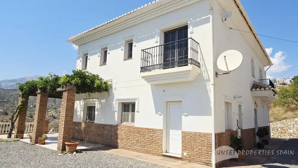 Exterior view of Houses for sale in Cómpeta  with Air Conditioner, Private garden and Swimming Pool
