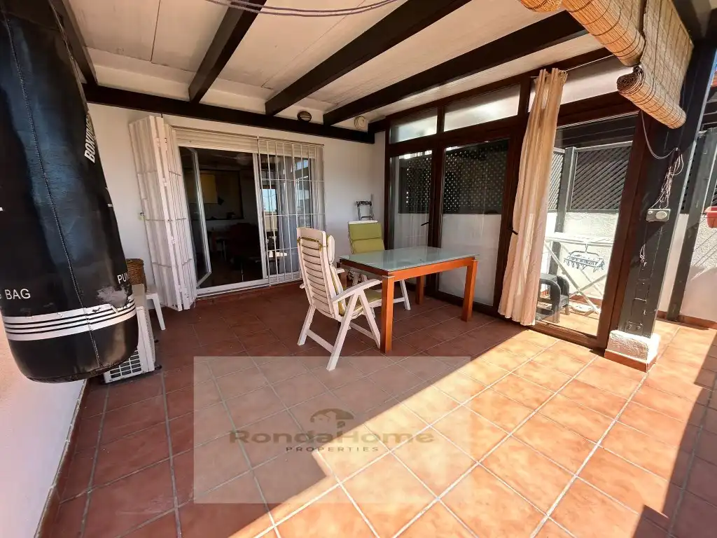 Terraza de Piso de alquiler en Manilva con Terraza