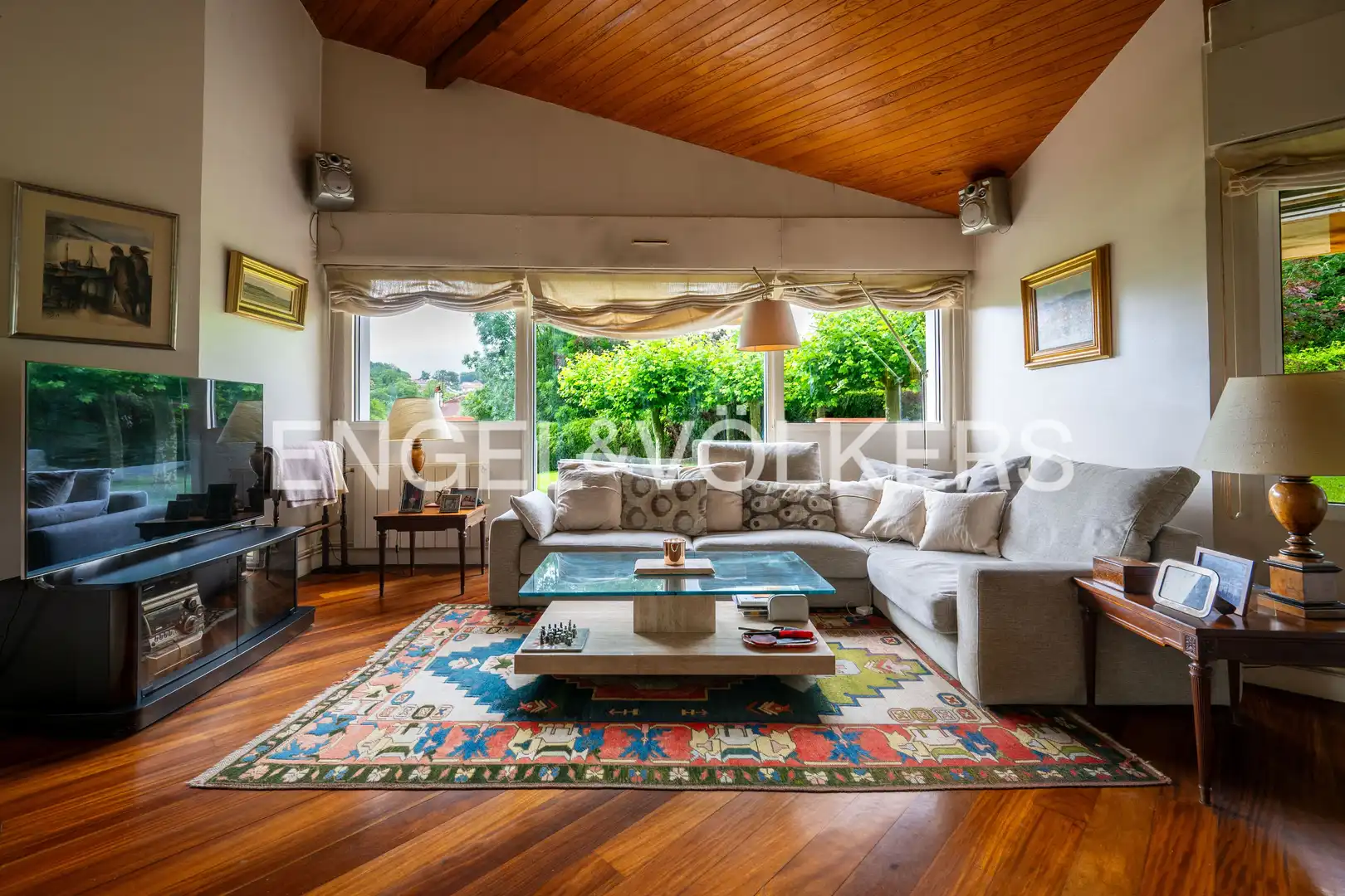 Sala de estar de Casa o chalet en venta en Ascain con Calefacción, Jardín privado y Terraza