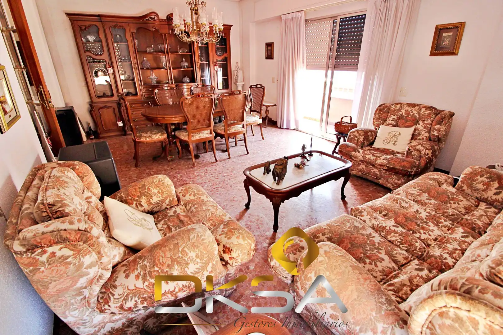 Wohnzimmer von Wohnung zum Verkauf in La Vilavella mit Klimaanlage, Heizung und Terrasse