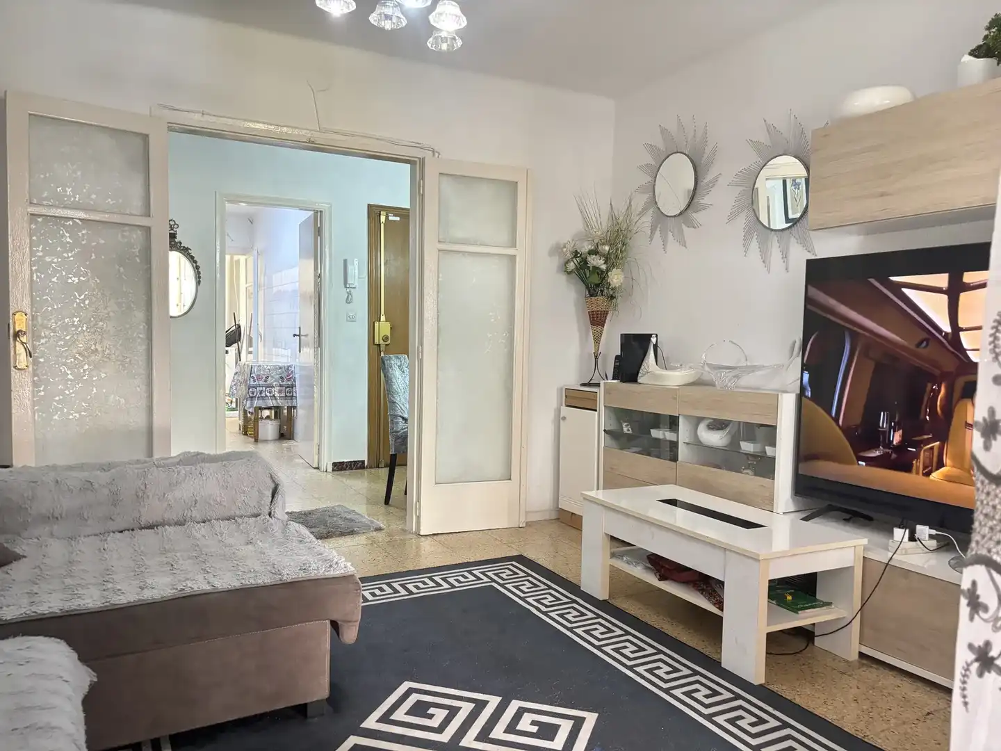 Living room of Apartments for sale in Mataró  with Air Conditioner, Storage room and Balcony