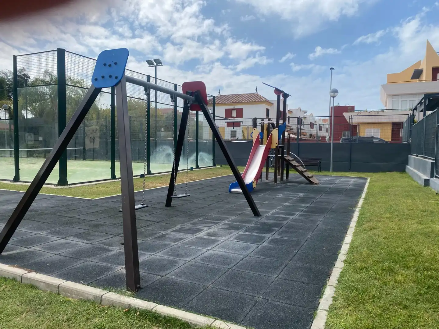 Parking of Flat for sale in Sanlúcar de Barrameda  with Air Conditioner, Heating and Private garden