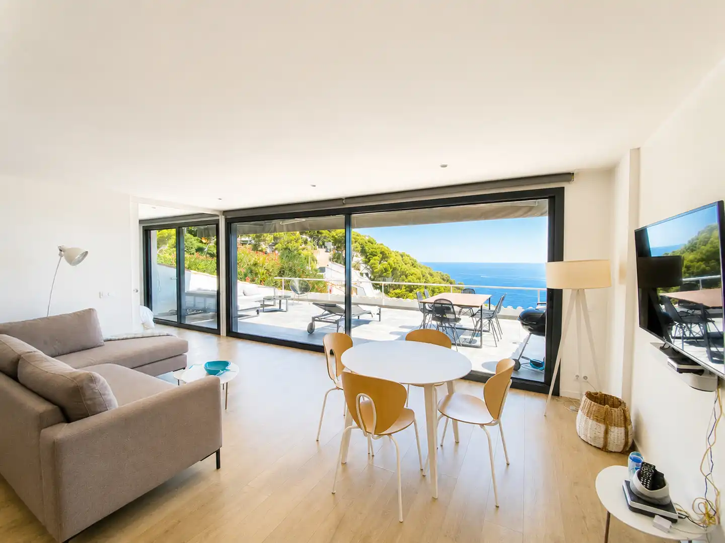 Terrasse von Wohnungen zum Verkauf in Begur mit Klimaanlage, Heizung und Terrasse