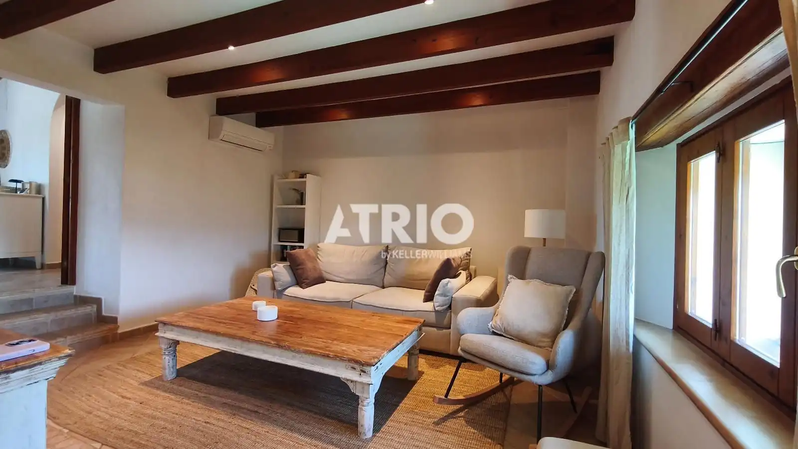 Sala d'estar de Casa o xalet en venda en Marratxí amb Aire condicionat