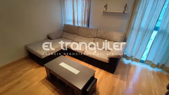 Living room of Flat for rent in Madrid  with Swimming Pool, Furnished and Washing machine