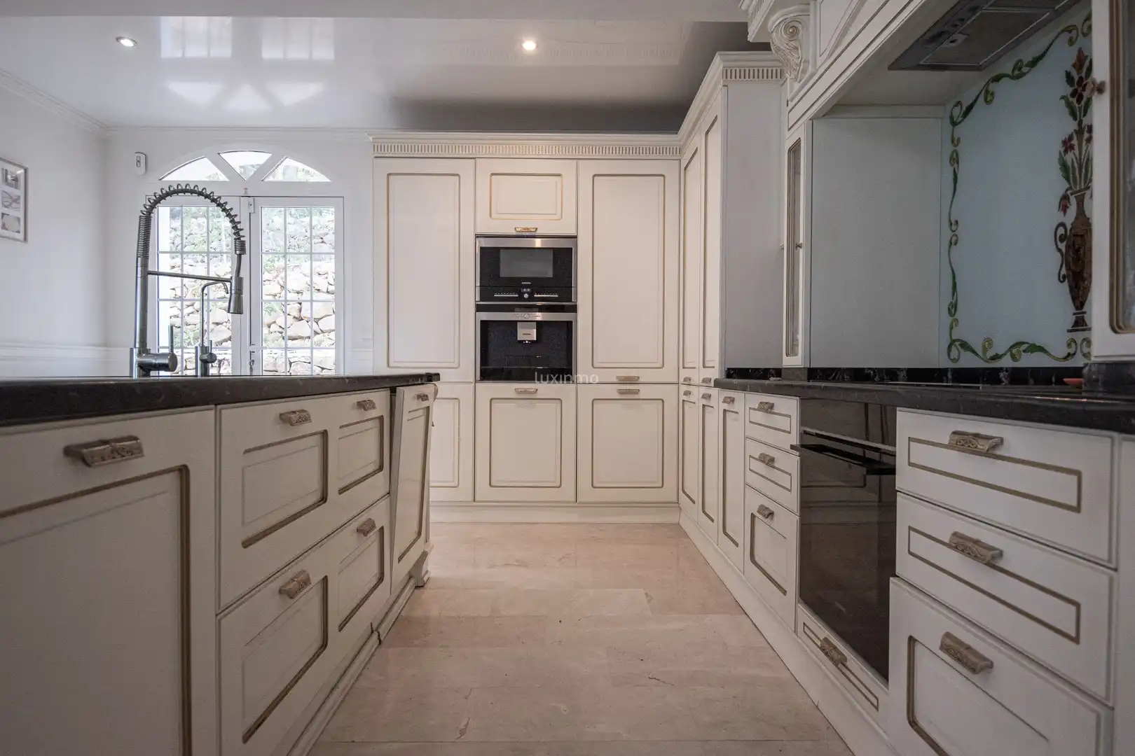 Cocina de Casa o chalet en venta en Pedreguer con Aire acondicionado, Jardín privado y Terraza