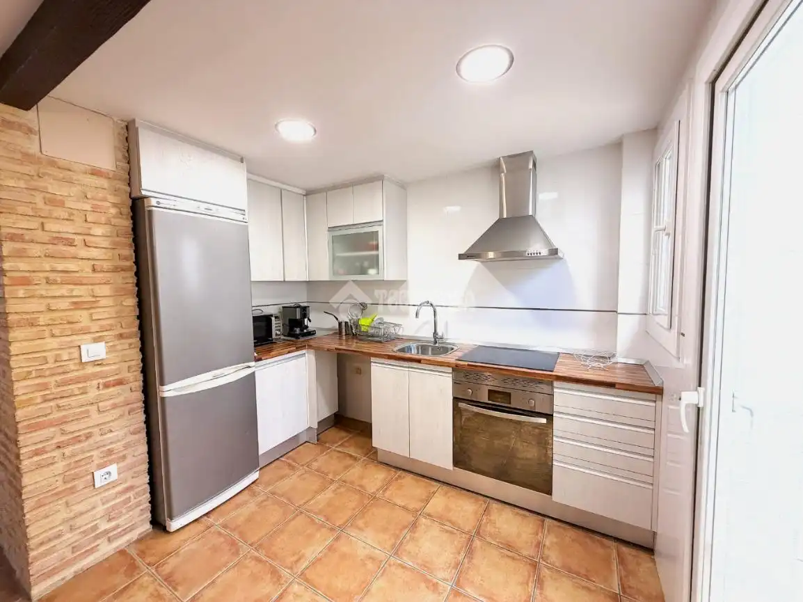 Kitchen of Flat for rent in Cuenca  with Heating, Private garden and Terrace