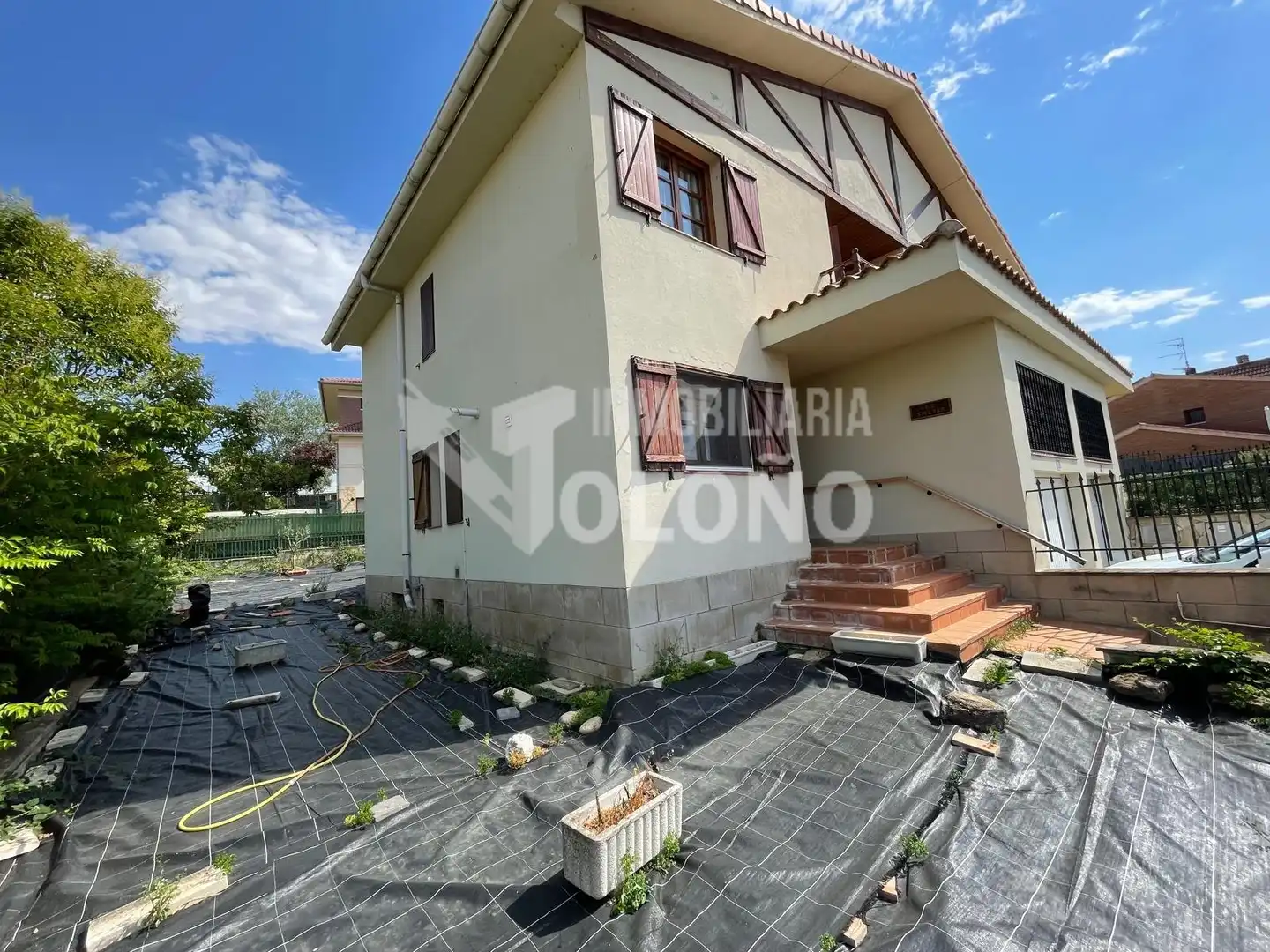 Vista exterior de Casa o xalet en venda en Labastida / Bastida amb Calefacció, Jardí privat i Terrassa