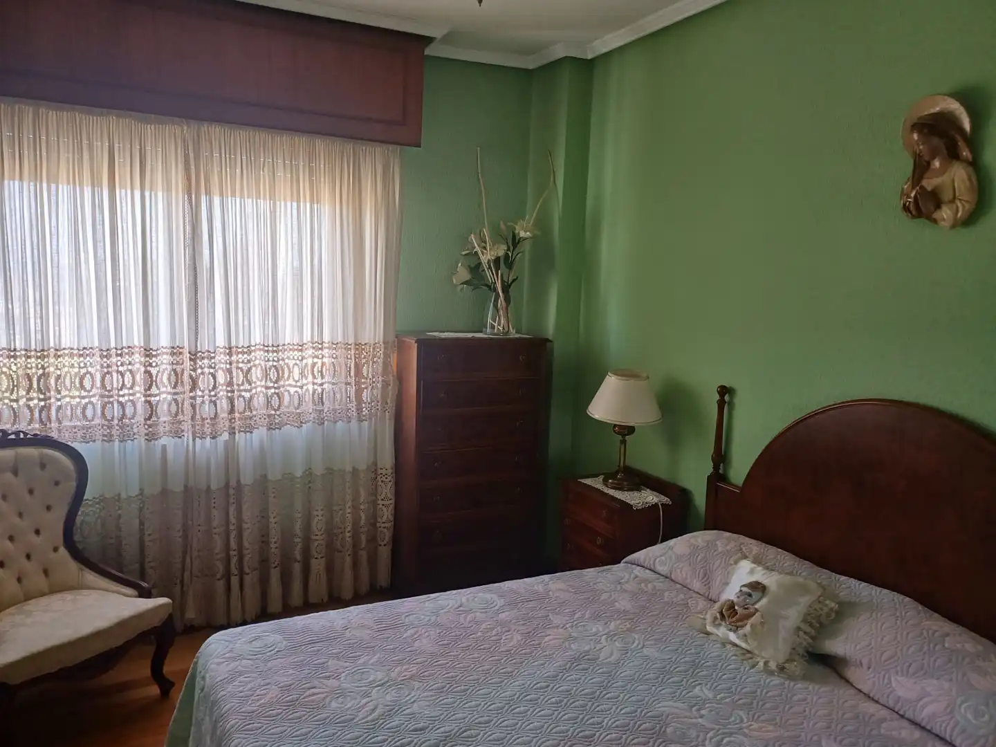Bedroom of Flat for sale in A Coruña Capital   with Heating, Terrace and Storage room