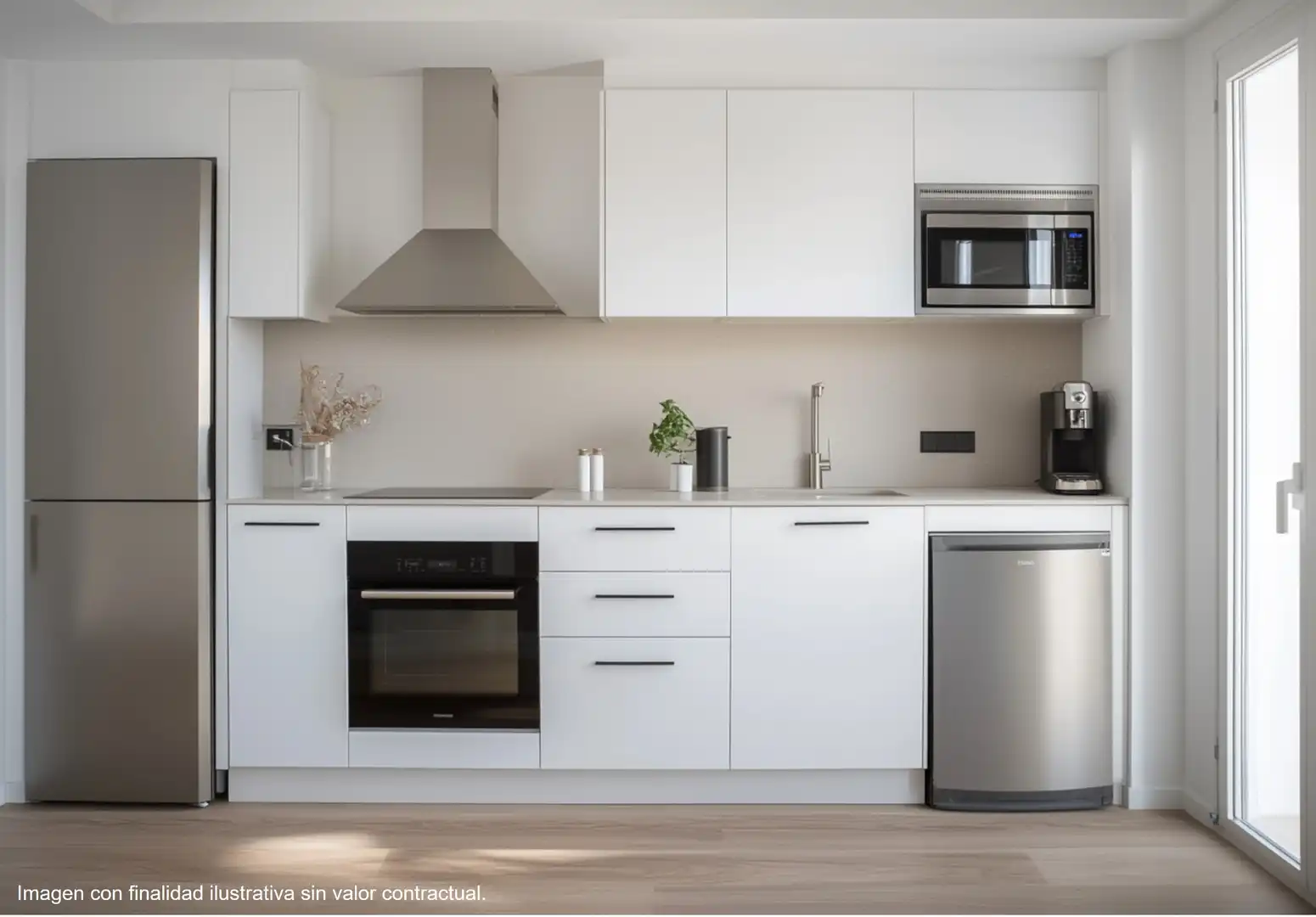 Cocina de Piso en venta en Esplugues de Llobregat con Aire acondicionado, Calefacción y Parquet