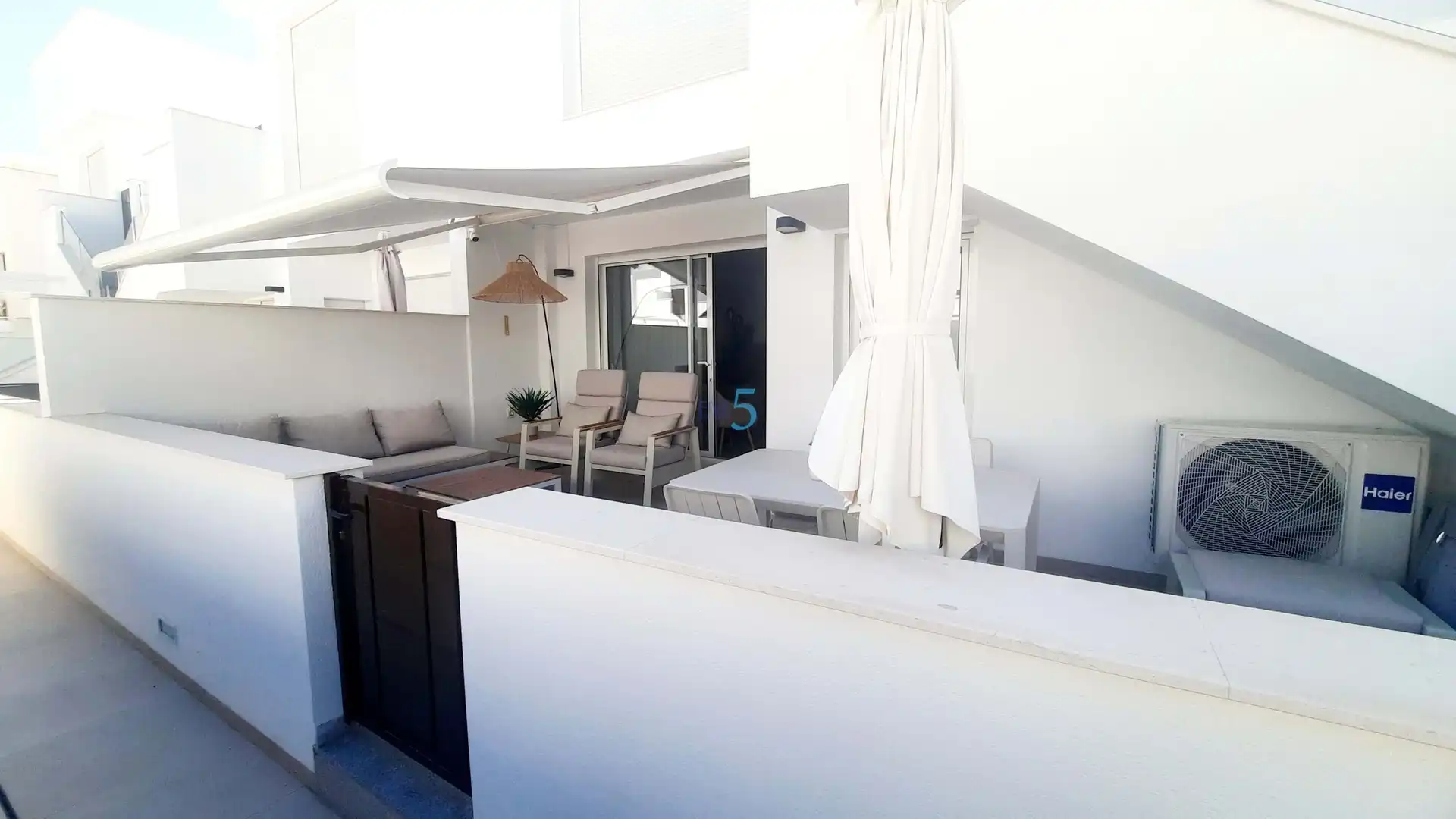 Terraza de Piso en venta en Pilar de la Horadada con Aire acondicionado, Terraza y Piscina