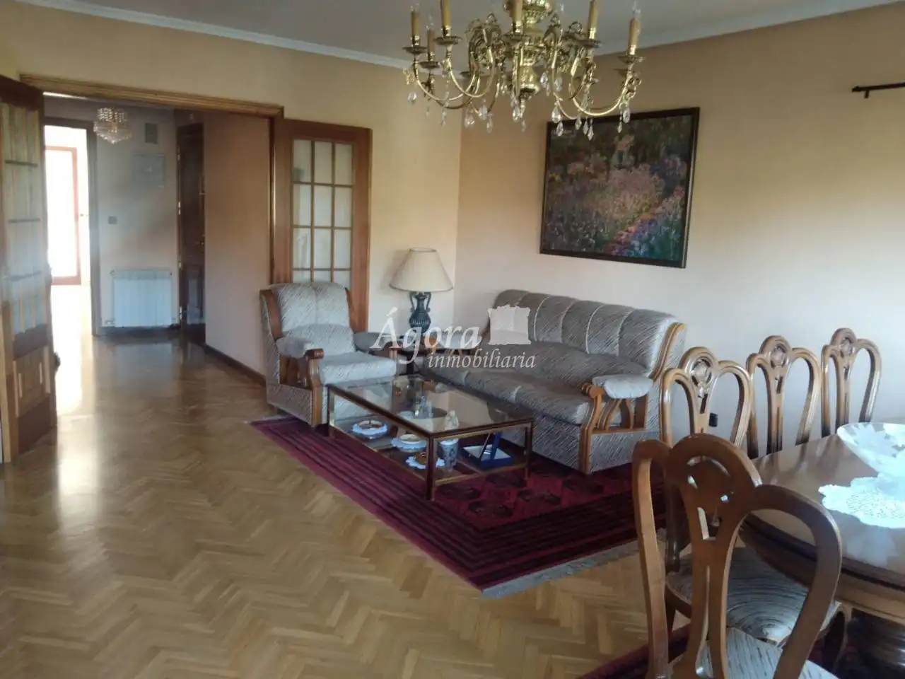Sala d'estar de Pis en venda en Valladolid amb Calefacció, Parquet i Terrassa
