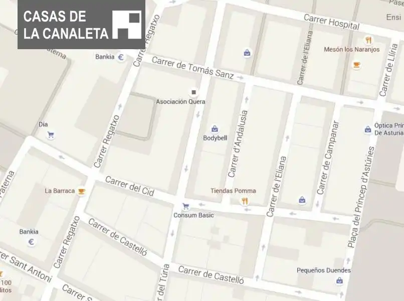 Vista exterior de Garaje de alquiler en Mislata