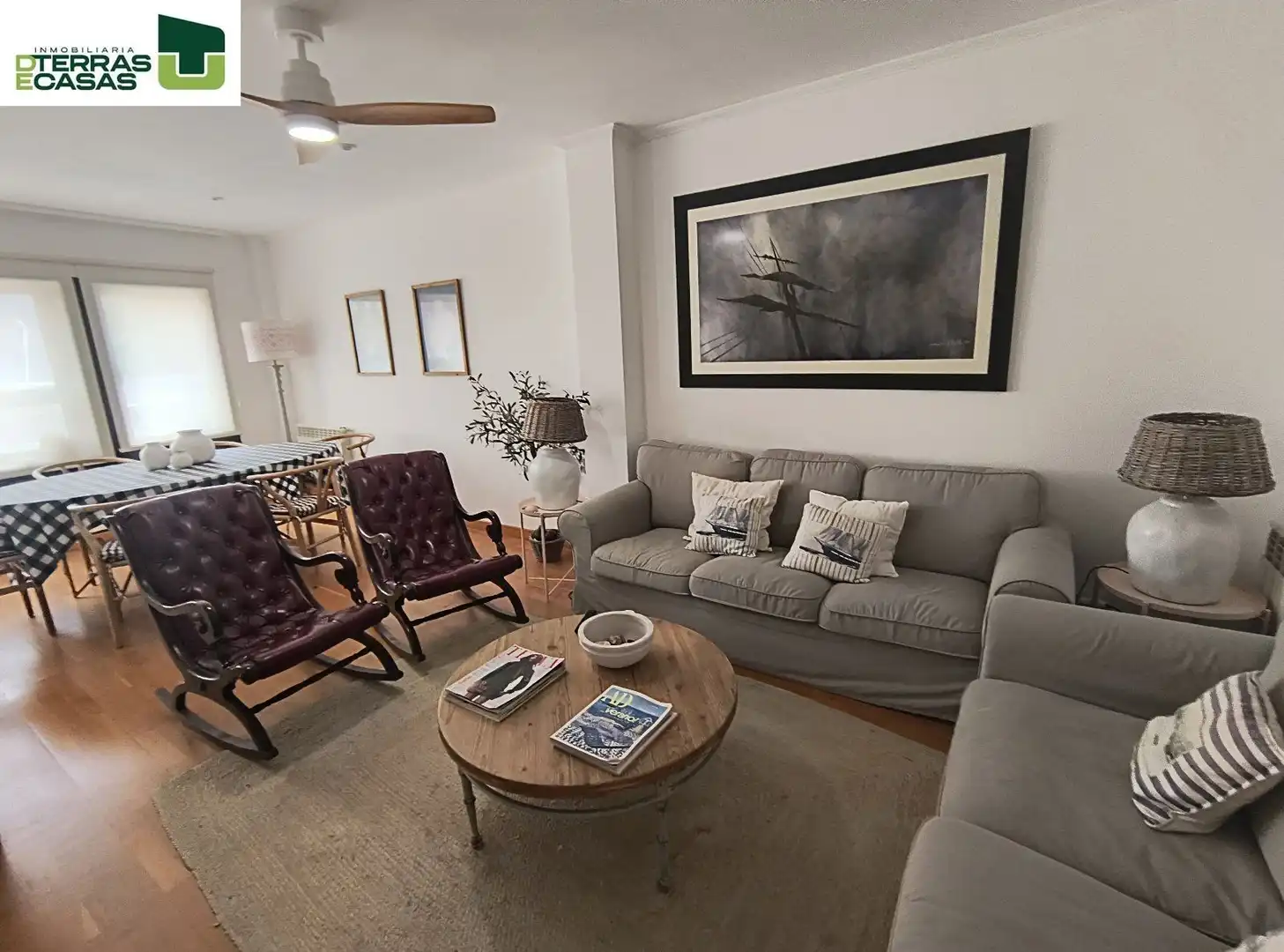 Living room of Flat for rent in Bueu  with Air Conditioner, Heating and Furnished