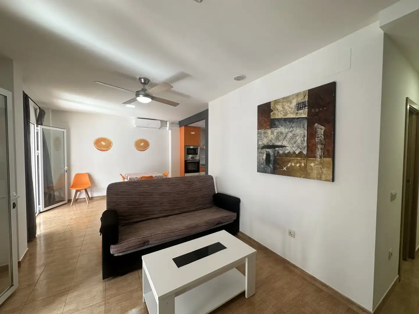 Living room of Houses for rent in Chilches / Xilxes  with Air Conditioner, Heating and Terrace
