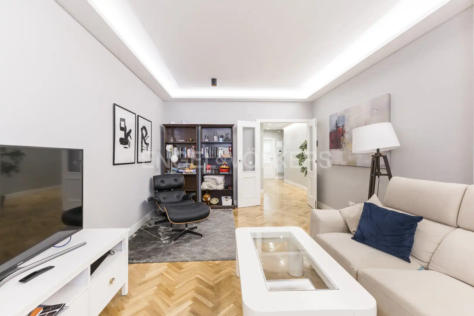 Sala de estar de Piso en venta en Madrid con Aire acondicionado, Calefacción y Terraza