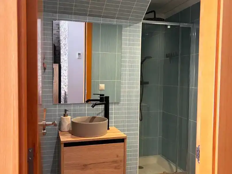 Bathroom of Flat for sale in Pedreguer  with Air Conditioner