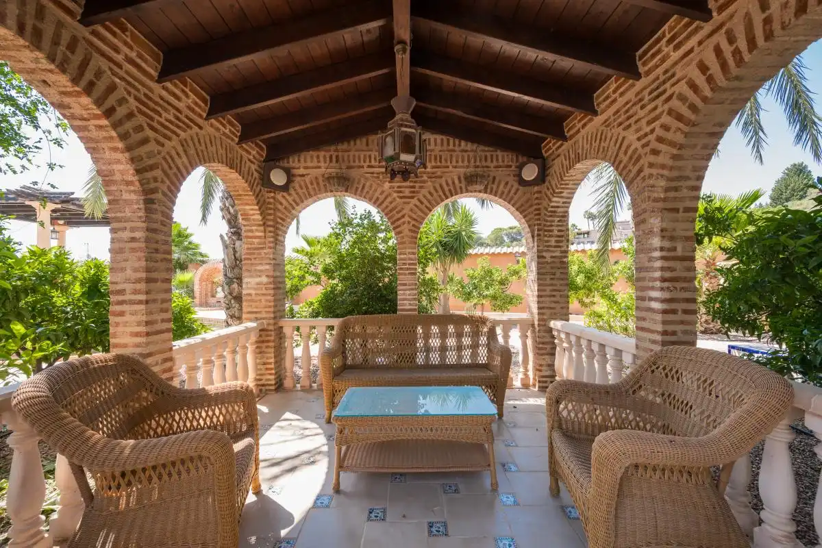Terrassa de Casa o xalet en venda en Elche / Elx amb Aire condicionat, Calefacció i Jardí privat