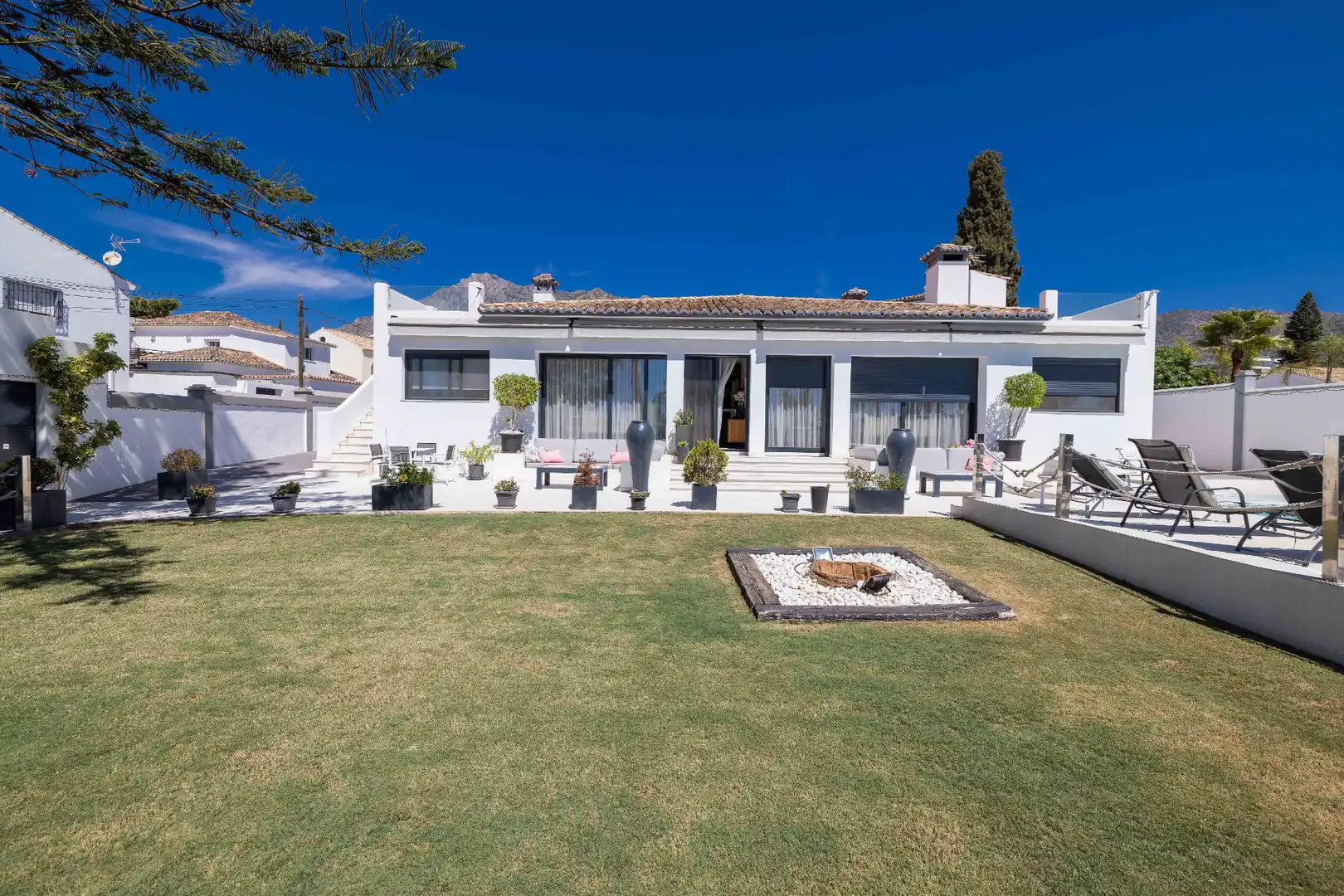 Jardín de Casa o chalet en venta en Marbella con Aire acondicionado, Calefacción y Jardín privado