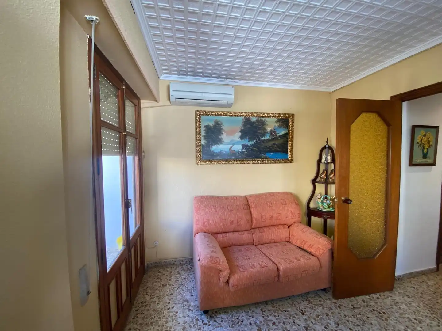 Sala d'estar de Finca rústica en venda en Albaida amb Aire condicionat, Terrassa i Traster