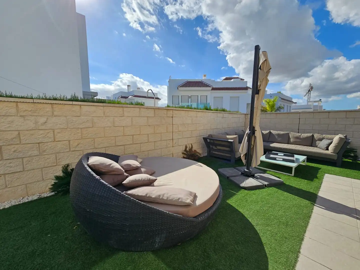 Terraza de Casa o chalet en venta en Rojales con Aire acondicionado, Jardín privado y Terraza