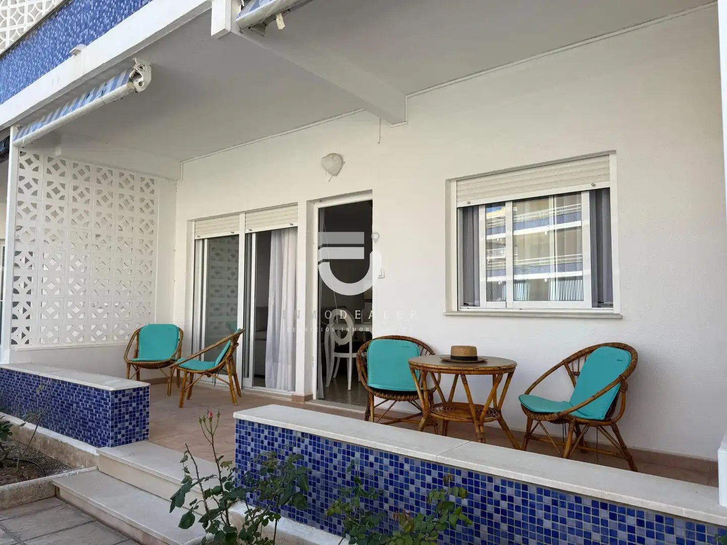 Terrassa de Apartament en venda en Piles amb Aire condicionat, Jardí privat i Terrassa