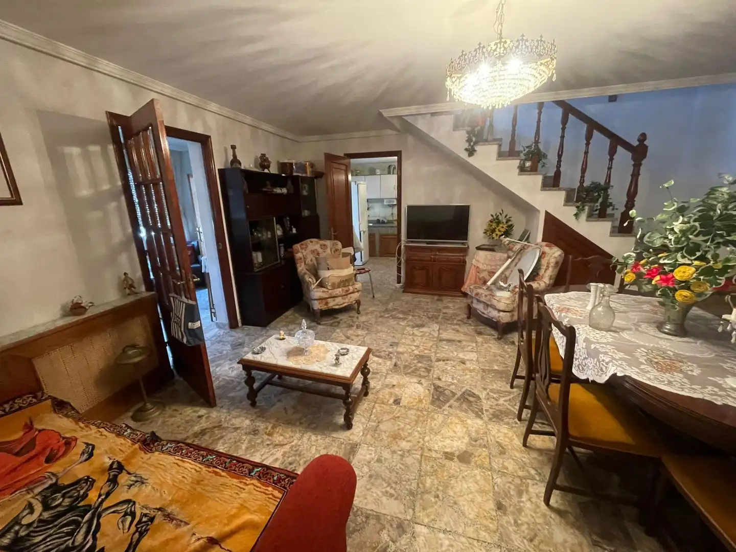 Living room of Houses for sale in Avión  with Heating, Storage room and Furnished