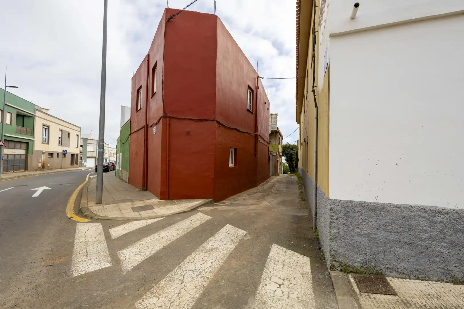 Vista exterior de Casa adosada en venta en San Cristóbal de la Laguna con Jardín privado y Terraza