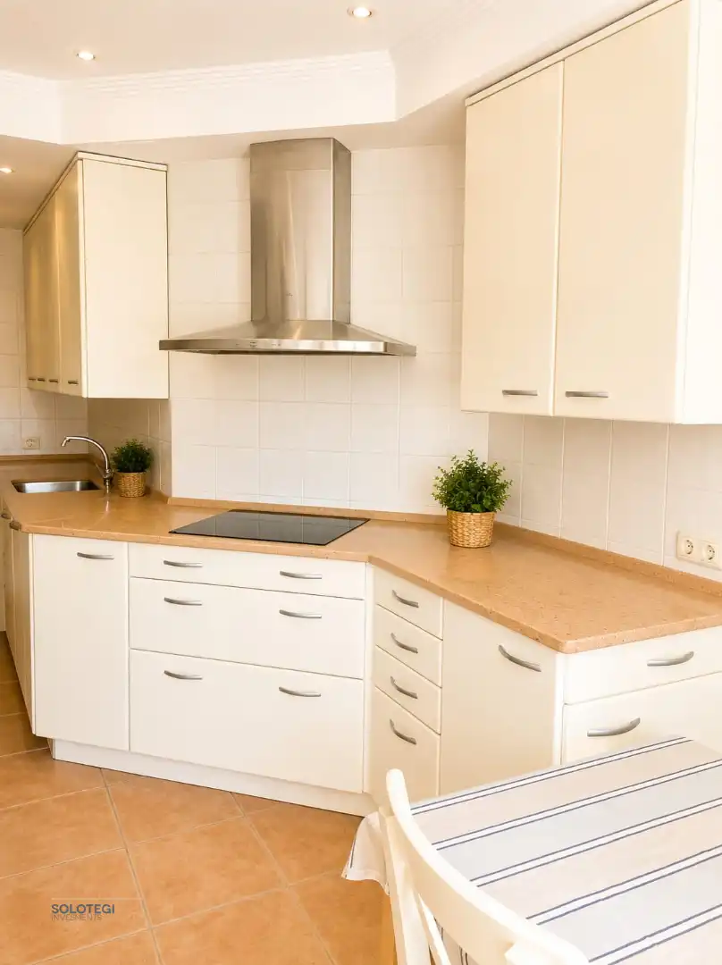 Kitchen of Flat for rent in Usurbil  with Heating, Terrace and Furnished